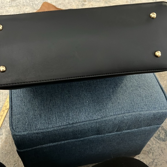 Black vegan leather python straps - Picture 4 of 6